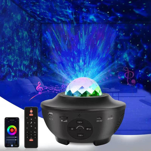 Galaxy Projector Star Projector, Smart Night Light for Bedroom with Bluetooth Speaker, APP Control,Alexa & Google Assistant Control,Christmas Room Decor Light for Kids and Adults,Home Theater,Party