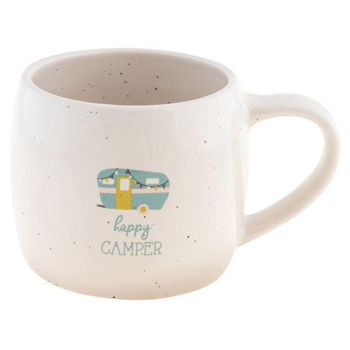 Karma Gifts Reese Ceramic Mug - 16-Ounce Coffee Cup - Cute Mugs for Women and Men - Camper