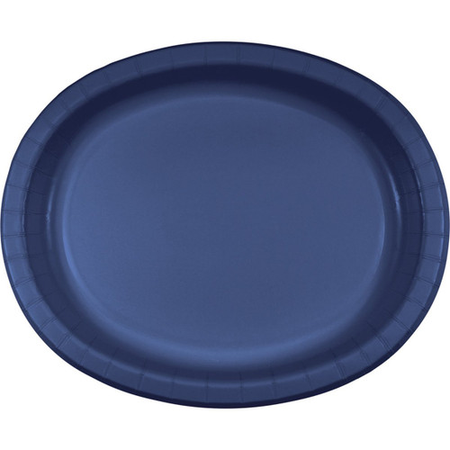 Creative Converting OVAL PLATTER 10" X 12", One size, Navy