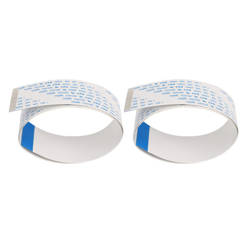 2Pcs Printer Flexible Flat Cable Fast Transmission High Softness FFC Flexible Ribbon Cable for XP600,Computer Accessories 3D Printer Accessories (60cm)