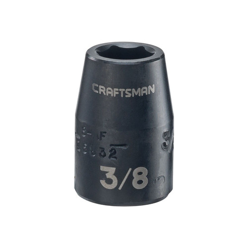 CRAFTSMAN Impact Socket, Shallow, SAE , 3/8 in. Drive, 3/8 in. (CMMT15832)