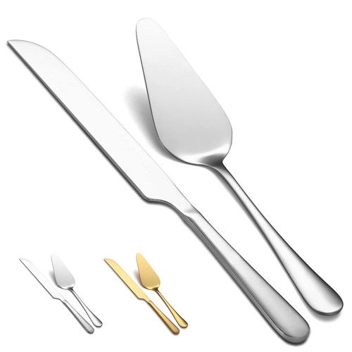 Kyraton Wedding Cake Knife and Server Set, Stainless Steel Cake Cutting Set For Wedding Include Cake Cutter And Cake Server Perfect For Wedding, Christmas, Birthday, Dishwasher Safe Kyraton Wedding Cake Knife and Server Set, Stainless Steel Cake Cutting Set For Wedding Include Cake Cutter And Cake Server Perfect For Wedding, Christmas, Birthday, Dishwasher Safe