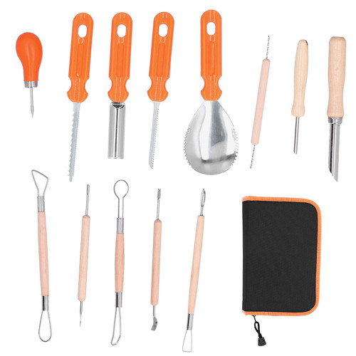 Halloween Pumpkin Carving Kit,plplaaoo 14Pcs Pumpkin Carving Tools Set,Pumpkin Carving Tool Kit Stainless Steel Carving Knife Supplies with Storage Bag for Halloween Decoration Halloween Pumpkin Carving Kit,plplaaoo 14Pcs Pumpkin Carving Tools Set,Pumpkin Carving Tool Kit Stainless Steel Carving Knife Supplies with Storage Bag for Halloween Decoration