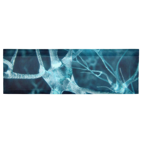 Augenstern Window Topper Curtain Abstract-Neurons 54x18 inch Valance Short Curtain for Kitchen Windows/Bathroom/Living Room/Bedroom
