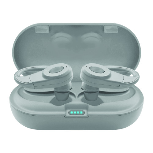 SENTRY BLWBT993 Earbuds True Wireless Hook with Charge CASE Gray