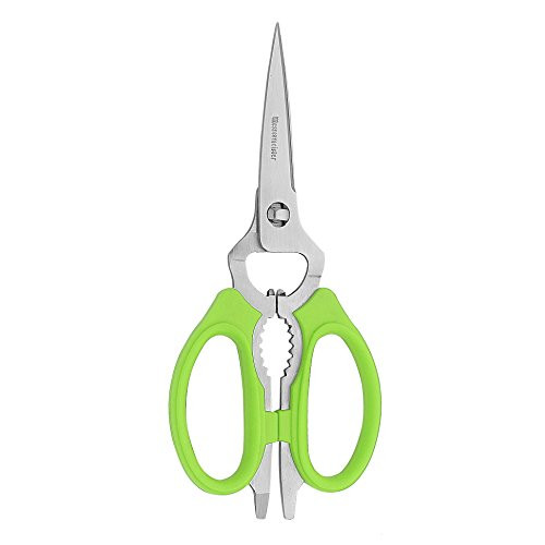 Messermeister 8-Inch Take-apart Kitchen Scissors, Green