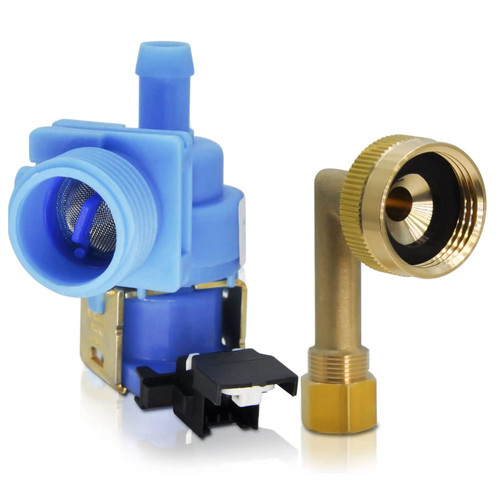 W10648041 Dishwasher Water Inlet Valve with Elbow Fitting Replacement part for Whirlpool,Kenmore 665 662 series,KitchenAid,Amana Replaces W10195047 W10195048 W10195049 AP5802887 1-Year Warranty W10648041 Dishwasher Water Inlet Valve with Elbow Fitting Replacement part for Whirlpool,Kenmore 665 662 series,KitchenAid,Amana Replaces W10195047 W10195048 W10195049 AP5802887 1-Year Warranty