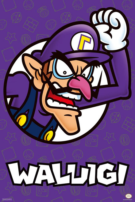 Pyramid America Super Mario Bros Waluigi Nintendo Cool Wall Decor Art Print Poster 12x18