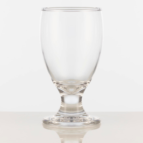 Burns Glass Clear Wine Glass 4pcs Set, 10 Oz Red & White Wine Water Goblet Glasses, Multi Purpose Short Stemmed Drinking Juice Wine Goblets Cups Glassware, Gift for Party, Wedding, Home Bar