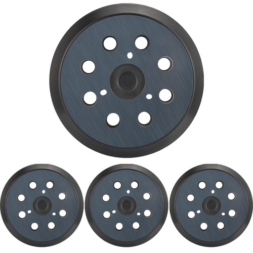 Sander Pads for Makita, 4-Pack 5" 8 Hole Hook and Loop Replacement Sander Pads Makita 743081-8/743051-7 Compatible with Makita BO5010 BO5030K BO5031K BO5041K