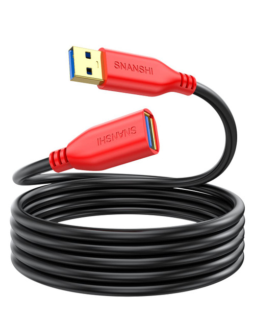 SNANSHI USB Extension Cable 20 ft, USB 3.0 Extension Cable Cord USB Extension Male to Female, USB Extender High Data Transfer Compatible with Webcam,USB Keyboard,Mouse, Flash Drive,Printer