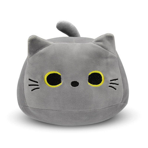 JIAJEGTGT Cat Stuffed Animal Plush Toys, 12Inch Cute Gray Cat Plushie Pillow, 3D Soft Cat Shape Design Lumbar Back Cushion Plush Stuffed Cat Doll Toy for Kids Birthday,Chirstmas Gifts JIAJEGTGT Cat Stuffed Animal Plush Toys, 12Inch Cute Gray Cat Plushie Pillow, 3D Soft Cat Shape Design Lumbar Back Cushion Plush Stuffed Cat Doll Toy for Kids Birthday,Chirstmas Gifts