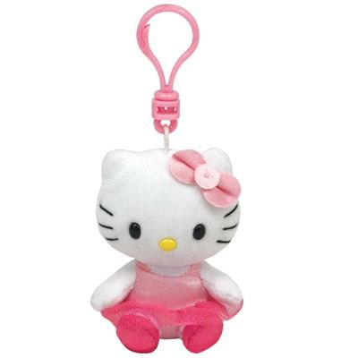Ty Beanie Babies Hello Kitty Ballerina - Clip On Plush