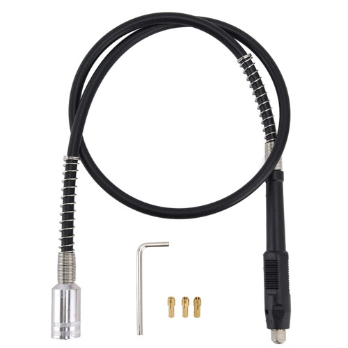 42in Power Drill Extension Shaft, Power Drill Chucks, Flexible Cable Chuck Rotary Tool Attachment, Shaft Adapter for Electric Grinder