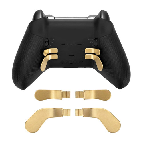 ControlPaddles for Xbox One Elite Wireless Controller Series 2 Premium Stainless Steel Metal Material 4pcs Controller Paddles (Gold)