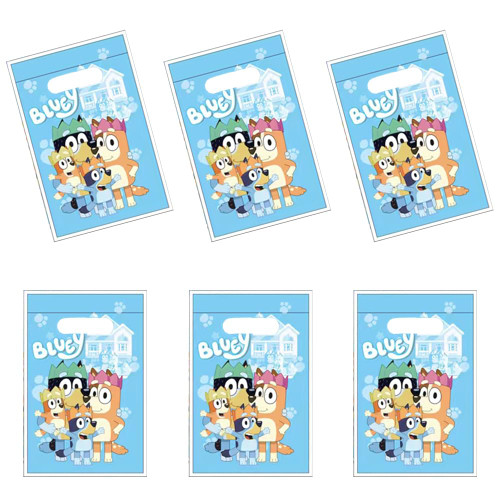 WASL 30pcs blueys Cute Party Gift Bags candy bags birthday party supplies children's candy bags children's party supplies theme birthday party decoration (C)