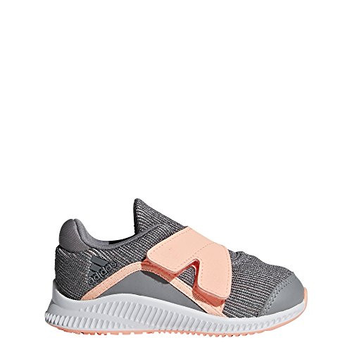 adidas Originals Baby Fortarun Running Shoe, Grey/Clear Orange/Aero Green, 7.5K M US Toddler