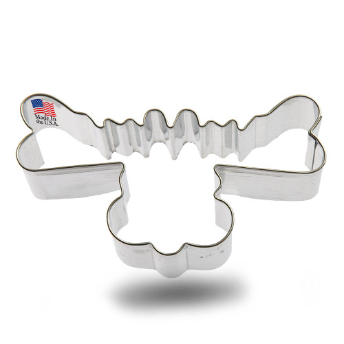 Foose Moose Head Cookie Cutter 3.5 Inch Animals Handmade in USA Tin Plated Steel Foose Moose Head Cookie Cutter 3.5 Inch Animals Handmade in USA Tin Plated Steel