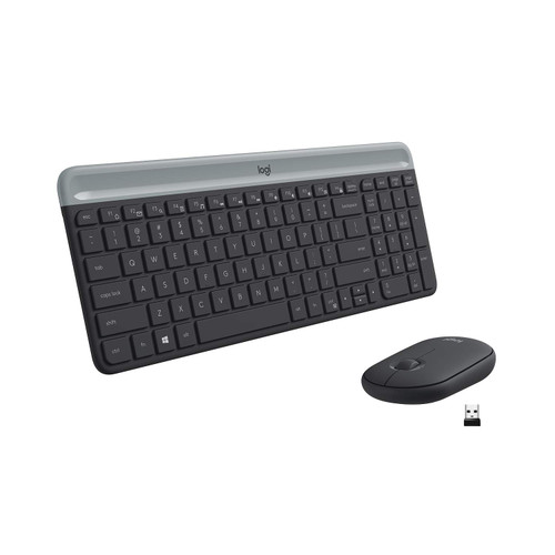 Logitech MK470 Slim Wireless Combo - Graphite (Renewed)