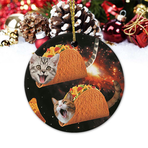 Vinisong Taco Cats Space Christmas Ornament Cute Cat Ceramic Ornaments Keepsake Hanging Ornament Home Decor Hanging Pendants Christmas Holiday Decorations Bauble Ornaments Vinisong Taco Cats Space Christmas Ornament Cute Cat Ceramic Ornaments Keepsake Hanging Ornament Home Decor Hanging Pendants Christmas Holiday Decorations Bauble Ornaments