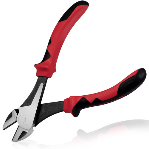 LEONTOOL 7-Inch Diagonal Cutting Pliers with High-Leverage Design Heavy Duty Diagonal Cutters with Angled Head Side Cutting Pliers Professional Hand Tool 35% Less Effort