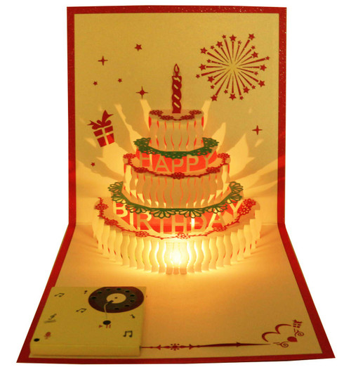 Recordable Birthday Card, Happy Birthday Card, Musical Birthday Cards, Recordable Greeting Card, Pop Up Birthday Card, Birthday Music Card, 3D Card, LED Light Birthday Card Recordable Birthday Card, Happy Birthday Card, Musical Birthday Cards, Recordable Greeting Card, Pop Up Birthday Card, Birthday Music Card, 3D Card, LED Light Birthday Card