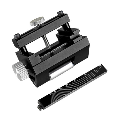 MagiDeal Honing Guide Sharpening Jig, Sharpening Jig Hand Tool, Chisels Sharpening Jig, for Woodworking Plane Sharpening Sharpening Tool, Black