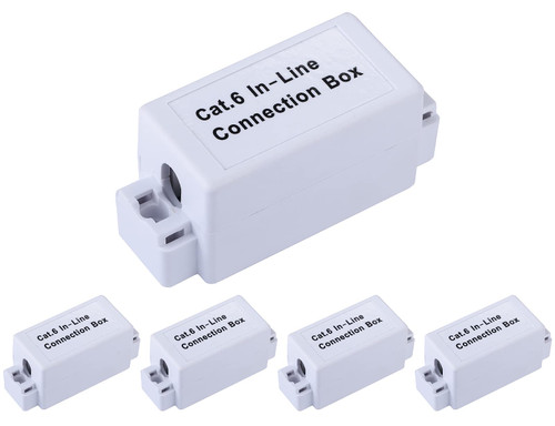 Tedgetal Cat 6 Junction Box 5 Pack Unshielded, Punch Down Type, UL Listed