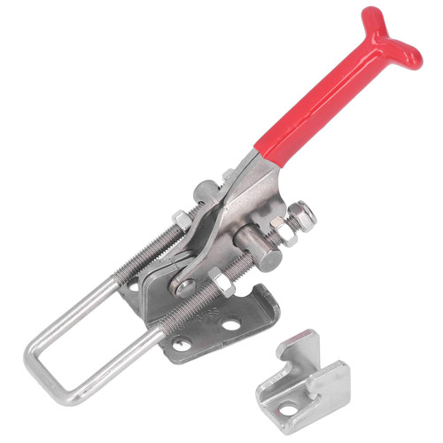 Fafeicy Quick Release Toggle Clamp, Stainless Steel Adjustable Push Pull Toggle Latch Clamp, for Home Decoration, Equipment Installation