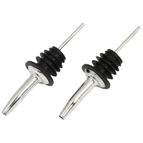 Chef Craft Select Bottle Pourer, 4.5 inches in Length 2 Piece Set, Stainless Steel