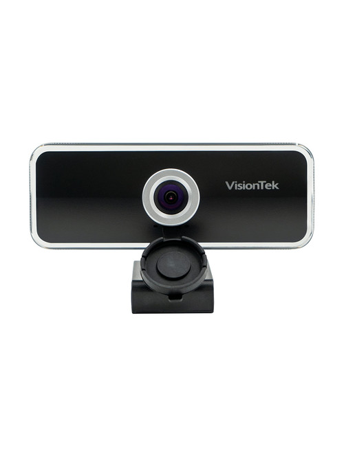 VisionTek VTWC20 Full HD (1080P 30FPS) Webcam, for Windows, Mac, Linux, & Chromebook, Computer Video Camera W/Digital Microphone, Fixed Focus Lens W/Auto Focus, Privacy Cover, 77 Degree Viewing Angle