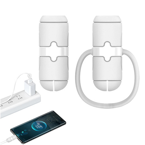 Qmisify Cord Protector for Phone Charger, Smart Phone Data Cable Saver, USB Data Line Silicone Protective Sleeve for Most Type C Cables