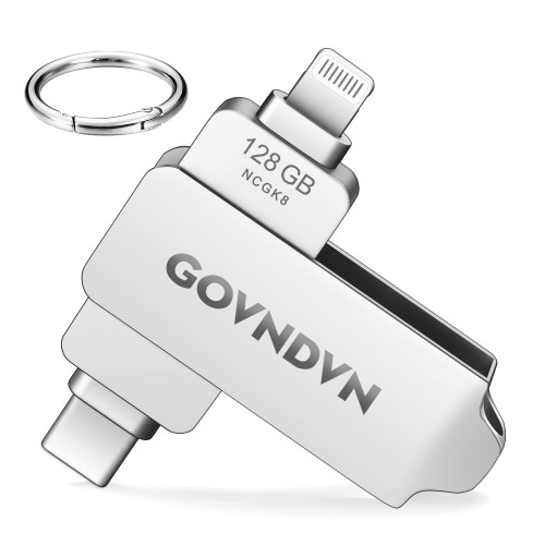 128GB MFi Certified Photo-Stick-for-iPhone-Thumb-Drive, GOVNDVN 2 in 1 Apple-USB-Storage-Stick Lightning USB-C Android iPhone-Flash-Drive iPhone-Memory-Storage iPad Mac iOS Photo-Backup-Transfer 128GB MFi Certified Photo-Stick-for-iPhone-Thumb-Drive, GOVNDVN 2 in 1 Apple-USB-Storage-Stick Lightning USB-C Android iPhone-Flash-Drive iPhone-Memory-Storage iPad Mac iOS Photo-Backup-Transfer