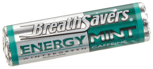 Breath Savers Caffeine Energy Mints, Wintergreen, 12-Count Mints (Pack of 24)