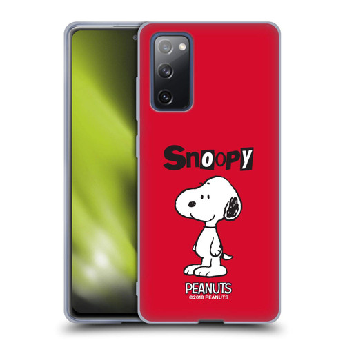 Head Case Designs Officially Licensed Peanuts Snoopy Characters Soft Gel Case Compatible with Samsung Galaxy S20 FE / 5G