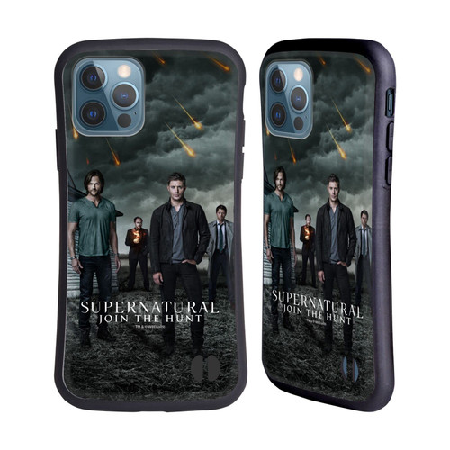 Head Case Designs Officially Licensed Supernatural Sam, Dean, Castiel & Crowley 2 Key Art Hybrid Case Compatible with Apple iPhone 12 / iPhone 12 Pro