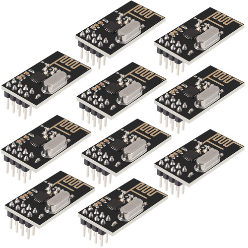 DORHEA 10PCS NRF24L01+ 2.4GHz RF Radio/Wireless Transceiver Module Compatible with Raspberry Pi