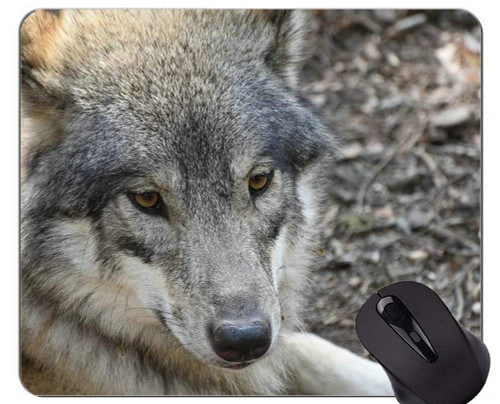 Gaming Mouse Pad Custom,Triangle Wolf Design Personalized Rectangle Gaming Mouse Pads