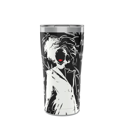 Tervis Triple Walled Disney - Cruella Insulated Tumbler Cup Keeps Drinks Cold & Hot, 20oz - Stainless Steel, Live Action