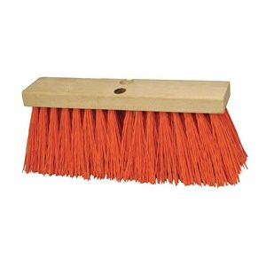 Kraft Tool CC197-01 Heavy-Duty Sweeping Broom without Handle, Orange