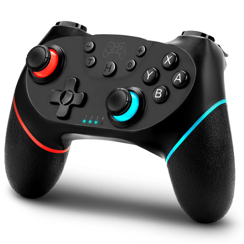 NENOTOH Switch Controller?Pro Controller for Switch/Switch Lite/Switch OLED, Switch Remote Controller Gamepad Joystick, Adjustable Turbo and Dual Vibration?Ergonomic Non-Slip
