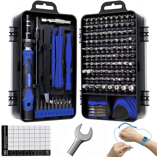 FANACAN 140in1 Precision Screwdriver Set Small Screwdriver Bit Set for DIY Electronic Repairs - Mini Computer Repair Tool Kit - Micro PC, Laptop, iPhone, MacBook Repairing Tools with Case