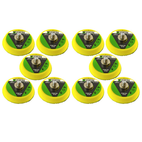 10pk 2" / 50mm Sanding Polishing/Backing Pad with M6 Thread for Air Sander