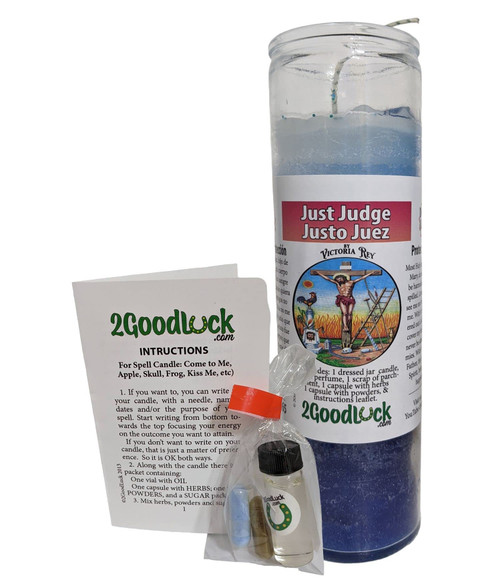 Just Judge Dressed Candle Kit - Veladora Preparada Justo Juez