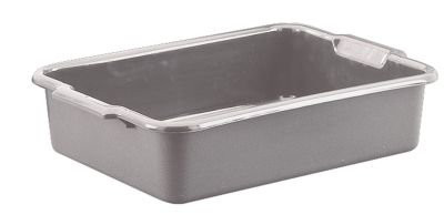 Vollrath 52612 Gray 20 x 15 x 5 Single Compartment Dish Box