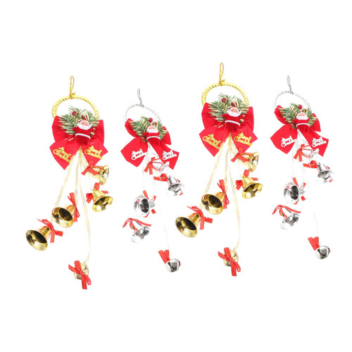 BESTOYARD 4pcs Christmas String of Bells Christmas Bell Ornaments Xmas Stocking Stuffer Mini Bowknot Ornament Christmas Bell Pendant Chic Xmas Hanging Bell Xmas Party Bell Pendants Props BESTOYARD 4pcs Christmas String of Bells Christmas Bell Ornaments Xmas Stocking Stuffer Mini Bowknot Ornament Christmas Bell Pendant Chic Xmas Hanging Bell Xmas Party Bell Pendants Props