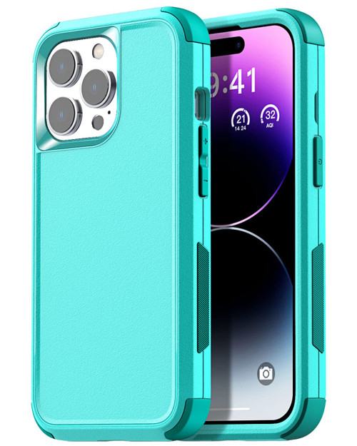 AICase for iPhone 14 Pro Case(6.1")Case,Heavy Duty 3-Layer Rugged Pocket-Friendly Phone Cover,Durable Military Grade Protection Shockproof/Drop Proof/Dust-Proof Protective for iPhone 14 Pro Case 6.1"