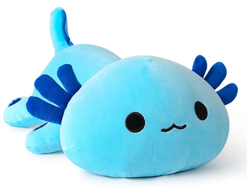 Onsoyours Cute Axolotl Plushie, Soft Stuffed Animal Salamander Plush Pillow, Kawaii Plush Toy for Kids (Blue Axolotl A, 19") Onsoyours Cute Axolotl Plushie, Soft Stuffed Animal Salamander Plush Pillow, Kawaii Plush Toy for Kids (Blue Axolotl A, 19")