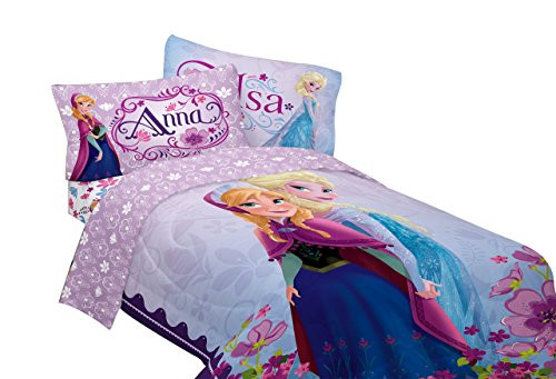 Disney Frozen Celebrate Love 76-Inch by 86-Inch Microfiber Reversible Comforter, Full Disney Frozen Celebrate Love 76-Inch by 86-Inch Microfiber Reversible Comforter, Full
