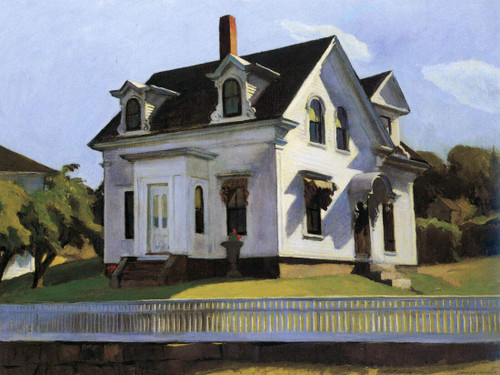 Hodgkin's House-Edward Hopper - Canvas OR Print Wall Art
